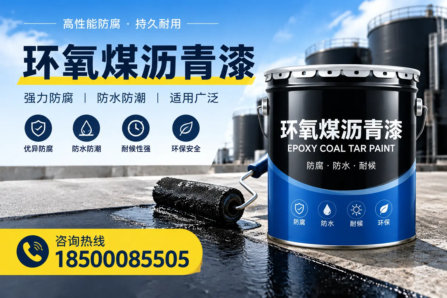 选择环氧煤沥青漆的五大理由，南平客户必知